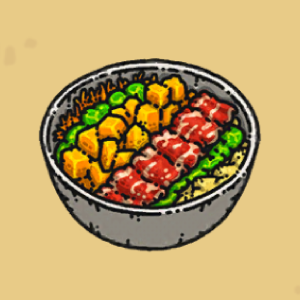 ベーコンとメロンのサラダ