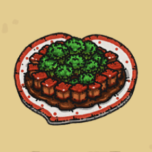 ブロッコリーと豚角煮のラブストーリー