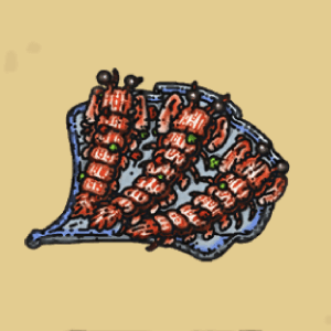 シャコの塩胡椒焼き