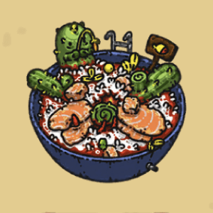 サボテン海鮮丼