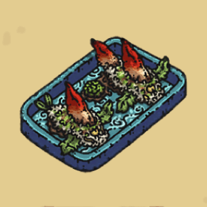 ホッキ貝のわさび風