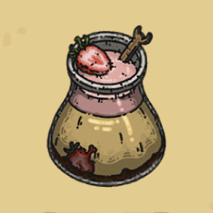 ストロベリーチーズプリン