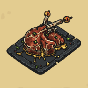 マントのニンニク焼き